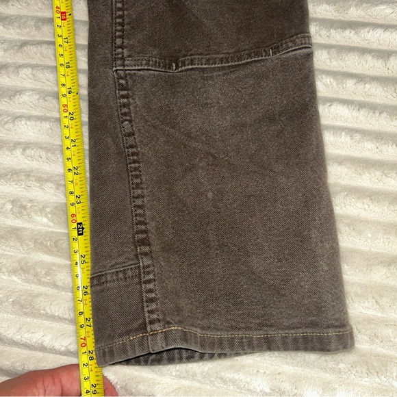 Dovetail Workwear Pants Womens Size 10/30 Day Construct Utility Brown Denim - Picture 4 of 9